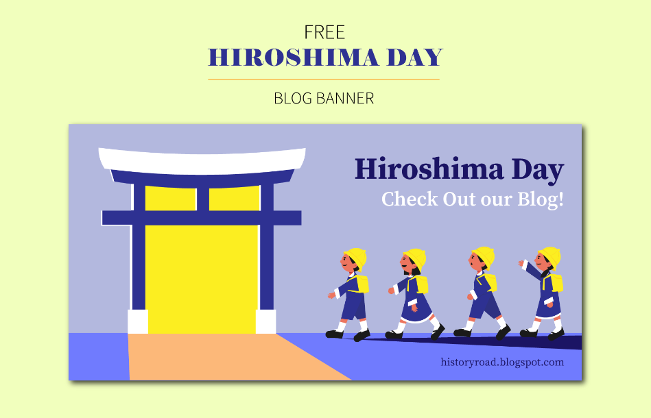 hiroshima day blog banner ideas examples