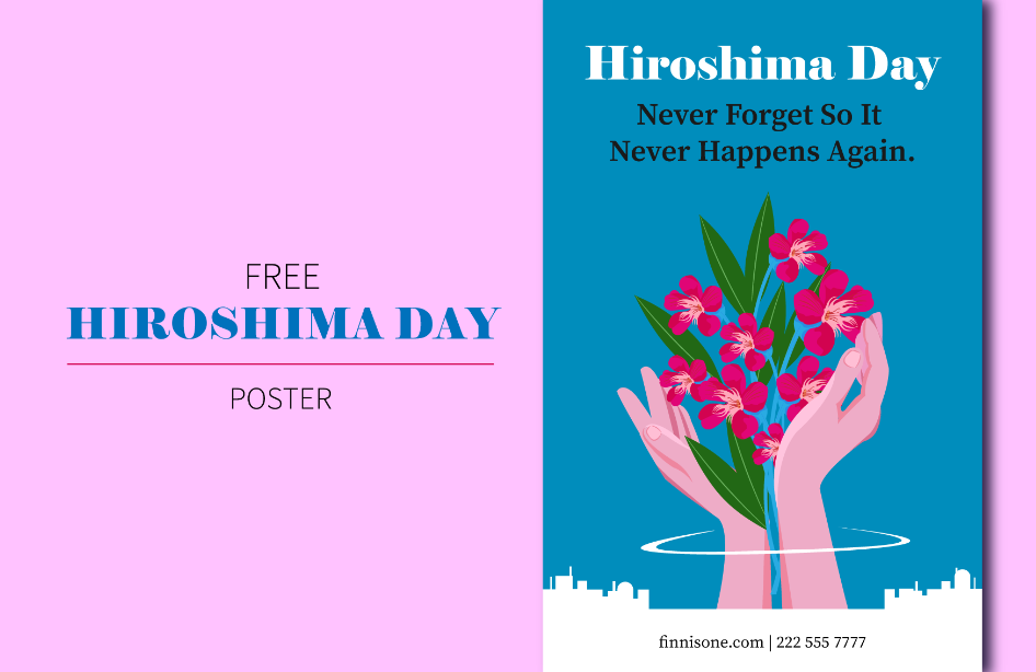 hiroshima day poster ideas examples