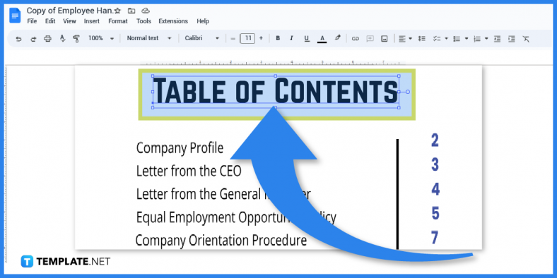 how to create a handbook in google docs template example 2023 step 4 788x