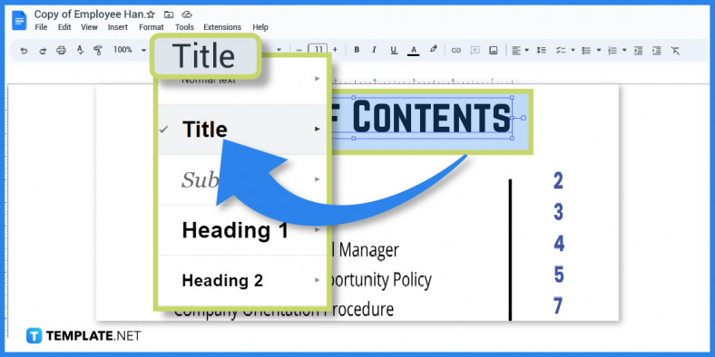 how to create a handbook in google docs template example 2023 step 6 788x