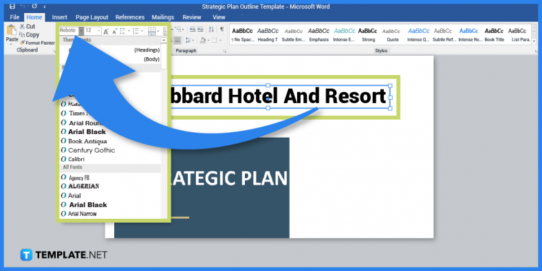 how to create a plan in microsoft word template example step 4 788x