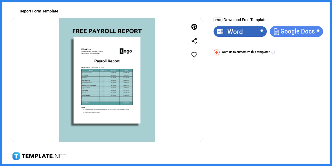 how to create a report in google docs step