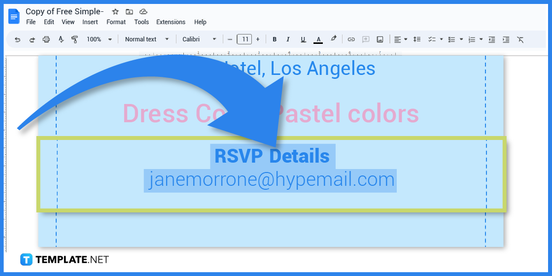 how to create an invitation in google docs templates examples step