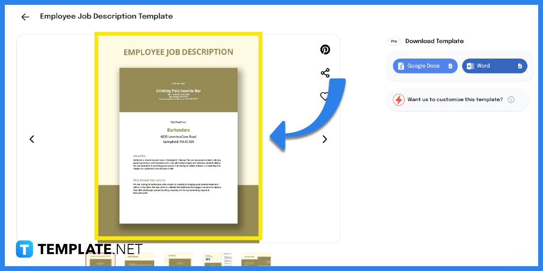 how to make create a job description in google docs step