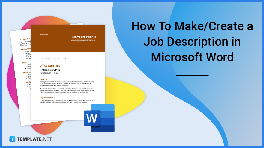 How To Make/Create a Job Description in Microsoft Word [Templates +  Examples] 2023