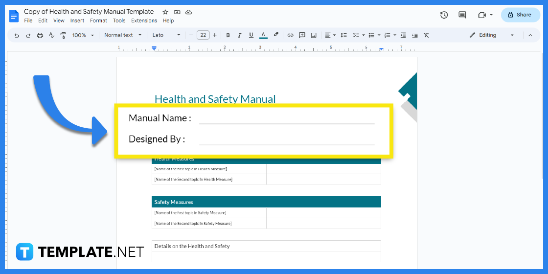 how to make create a manual in google docs step