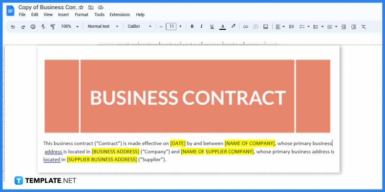 how to make a contract in google docs template example 2023 step 3 788x
