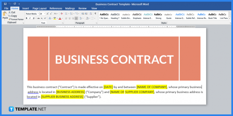 how to make a contract in microsoft word template example 2023 step 3 788x