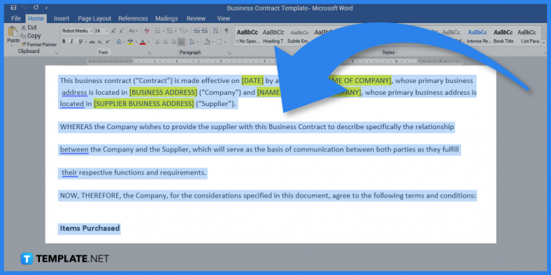 how to make a contract in microsoft word template example 2023 step 5 788x