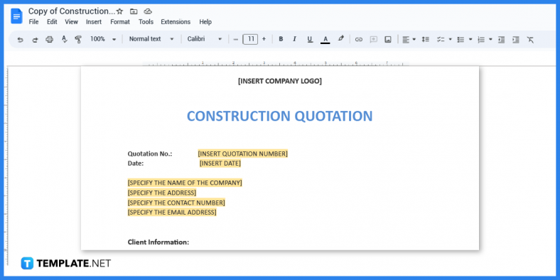 how to make a quotation in google docs template example step 3 788x