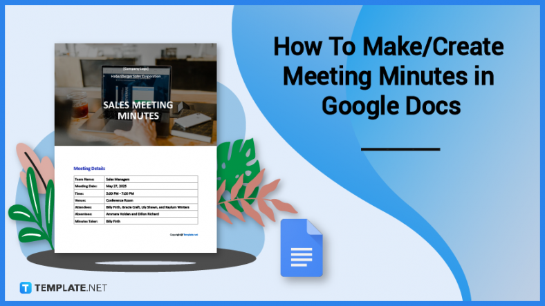 How To Create Meeting Minutes in Google Docs [Template + Example]