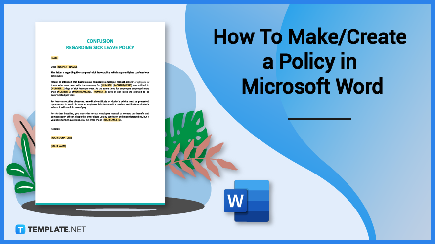 How To Make/Create a Policy in Microsoft Word [Templates + Examples] 2023