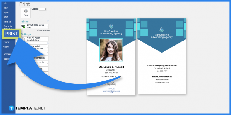 how to make an id card in microsoft word template example step 7 788x