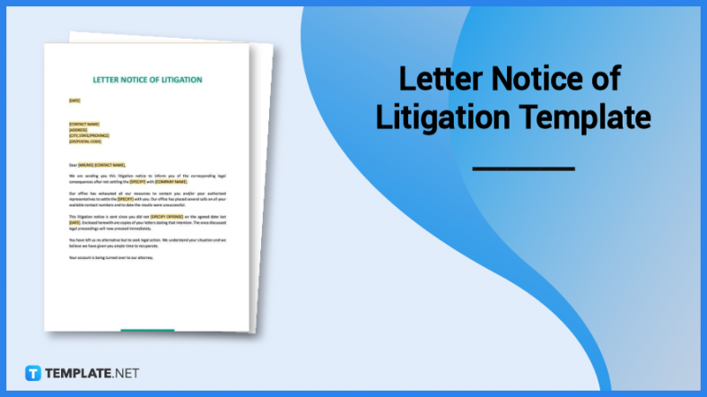 letter notice of litigation template 788x