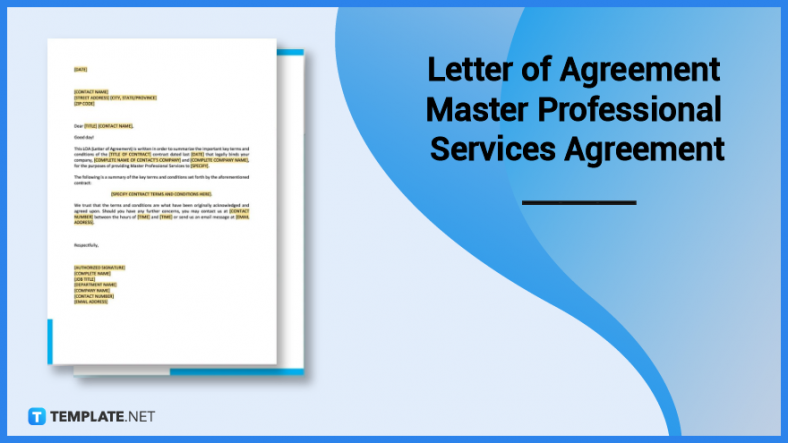 letter of agreement master professional services agreement 788x