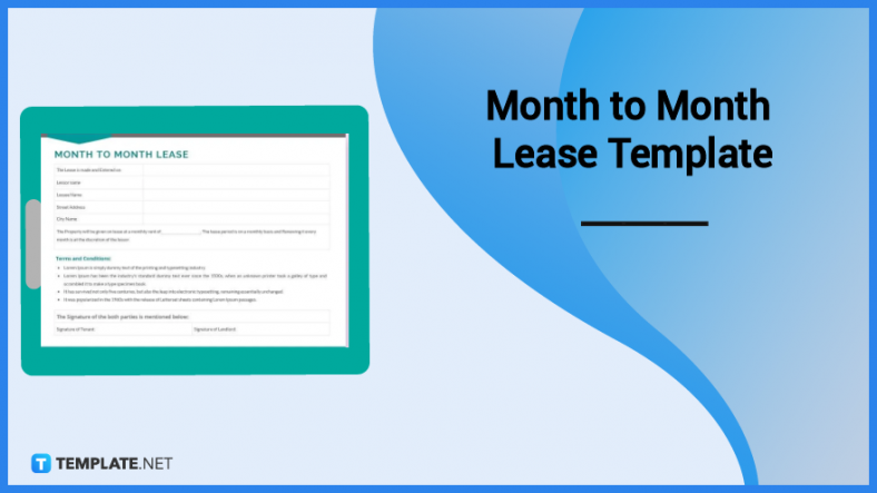 month to month lease template 788x