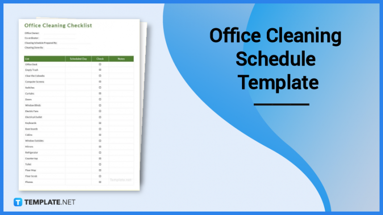 office cleaning schedule template 788x