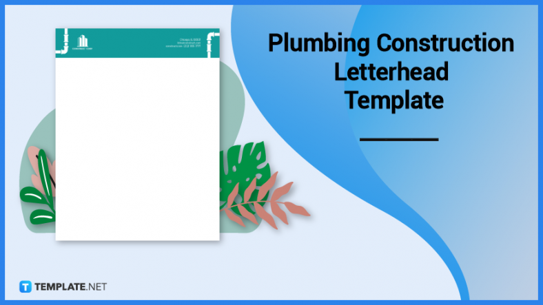 plumbing construction letterhead template 788x