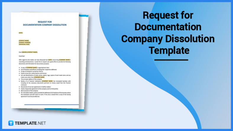 request for documentation company dissolution template 788x