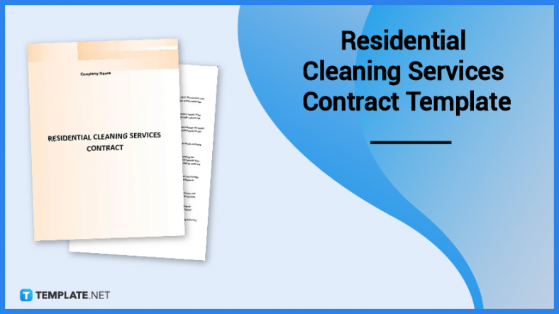 residential cleaning services contract template 788x
