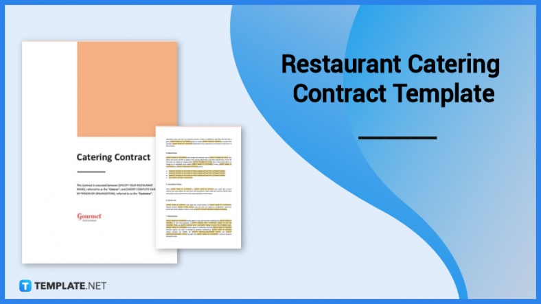 restaurant catering contract template 788x