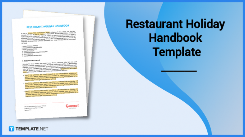 restaurant holiday handbook template 788x