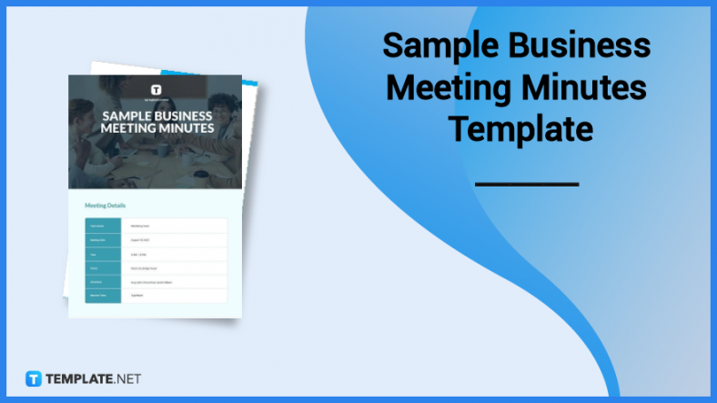 sample business meeting minutes template 788x