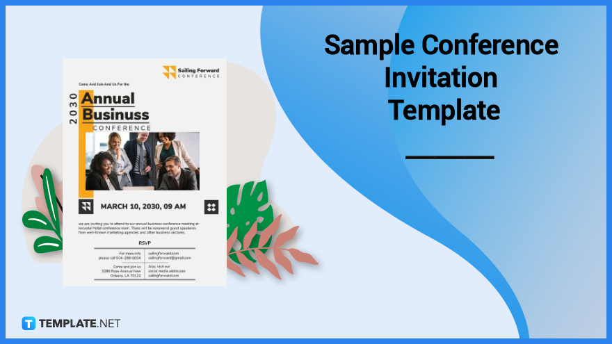 sample conference invitation template