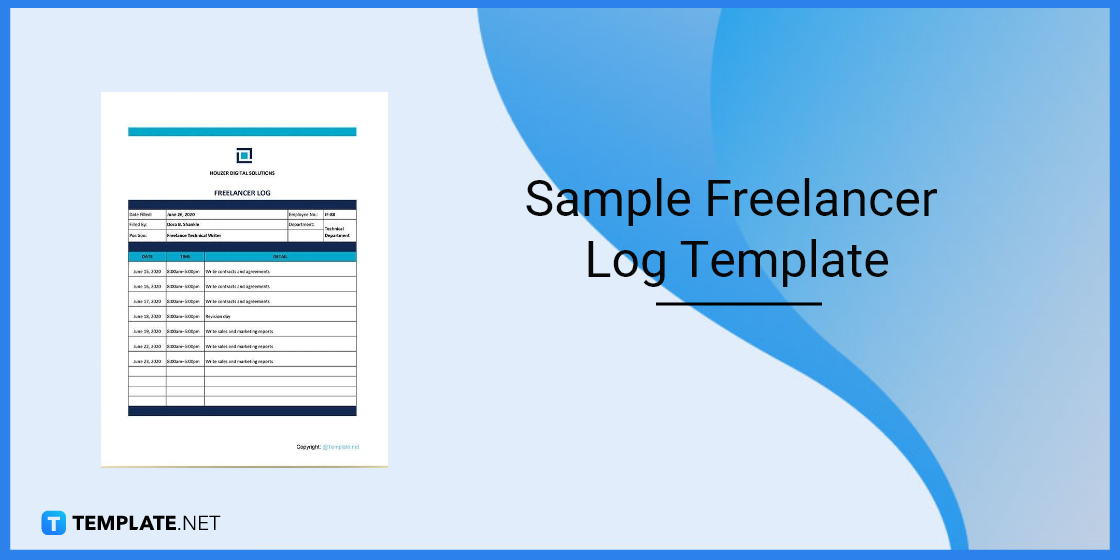 sample freelancer log template