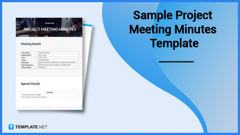 sample project meeting minutes template 788x