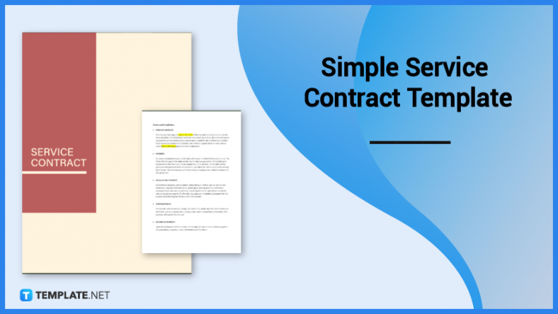 simple service contract template 788x