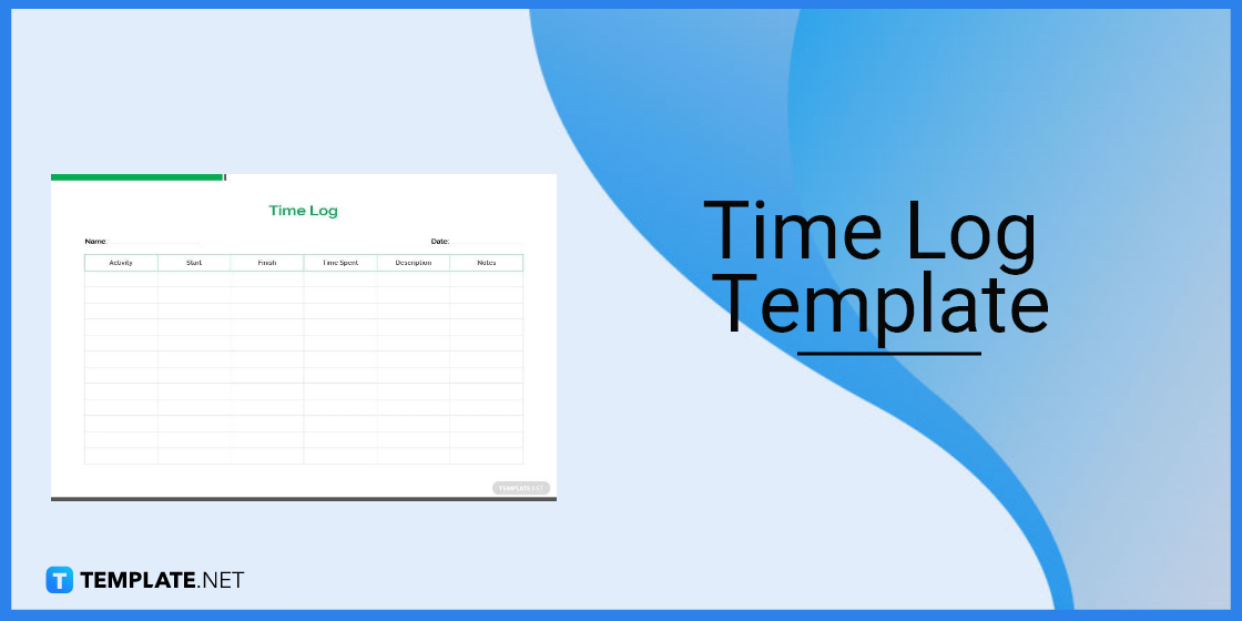 time log template