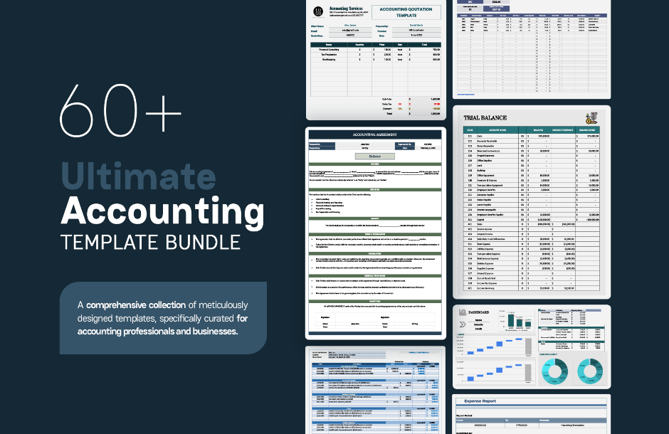 0 ultimate accounting template bundle