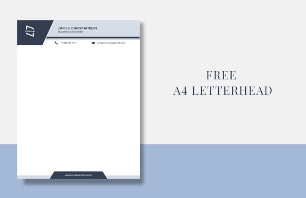 a4 letterhead template word free download