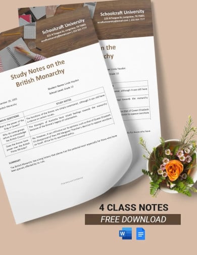 class notes pdf