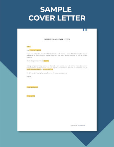 Job Cover Letter - 23+ Word, PDF Format Download