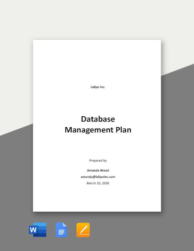 database templates