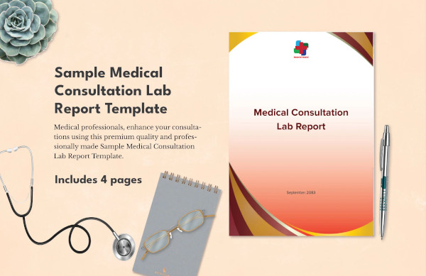 medical lab report format in word