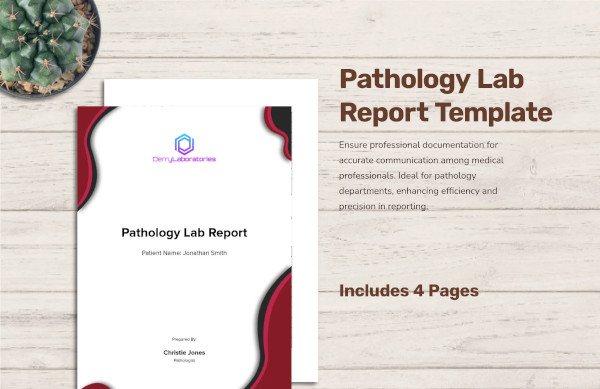 pathology report format in word