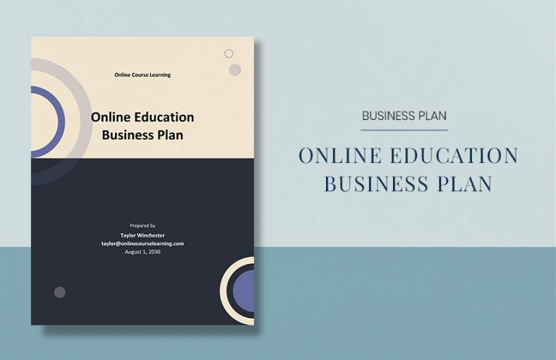 online education business plan template kshur 788x510