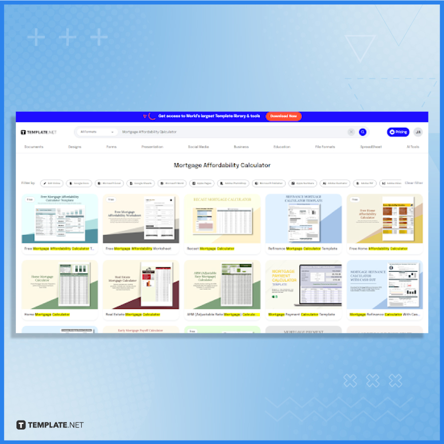 How To Make/Create Mortgage Affordability Calculator Templates in Google Sheets