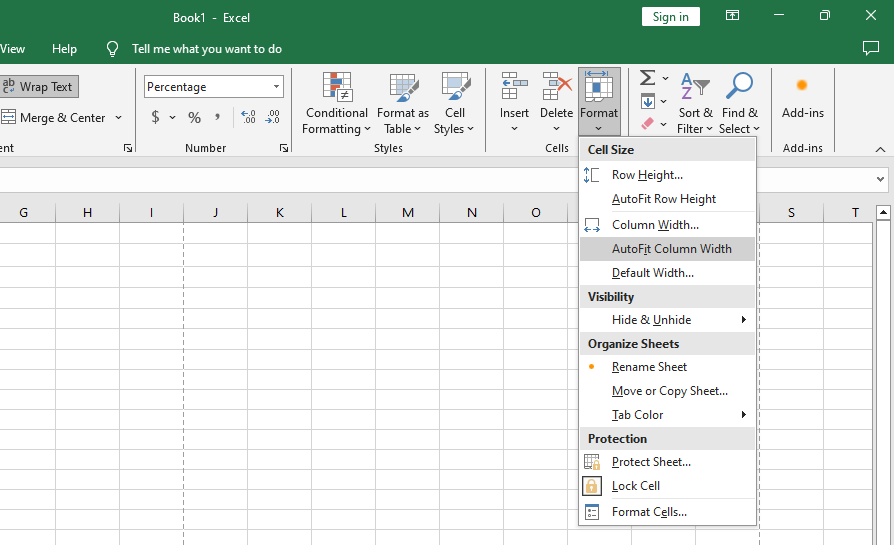 How To Use The Excel Autofit Column Width Shortcut 4363