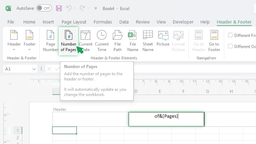 adding page numbers with custom formats