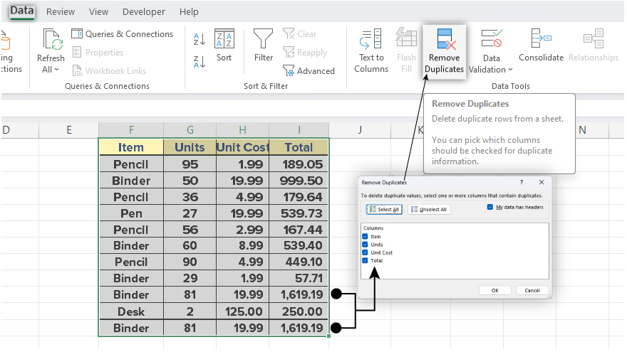 How To Get Rid Of Duplicates In Excel Pivot Table