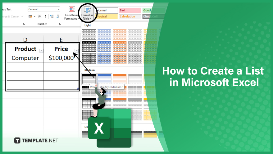 how-to-create-a-list-in-microsoft-excel