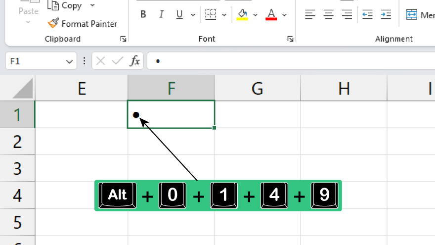 How to Insert Bullets in Microsoft Excel