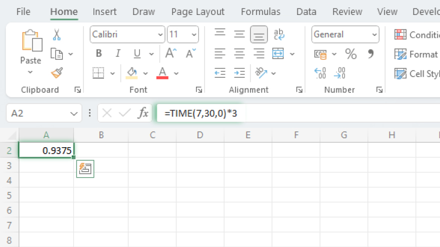 How to Calculate Time in Microsoft Excel