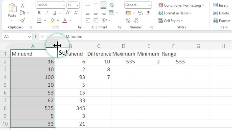 How To Adjust Column Width In Microsoft Excel 8528