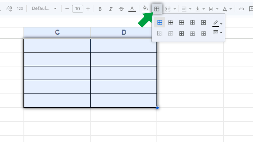 how-to-add-a-line-in-google-sheets