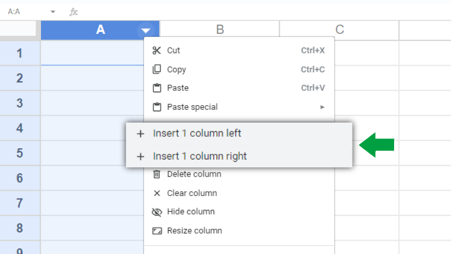 adding rows and columns